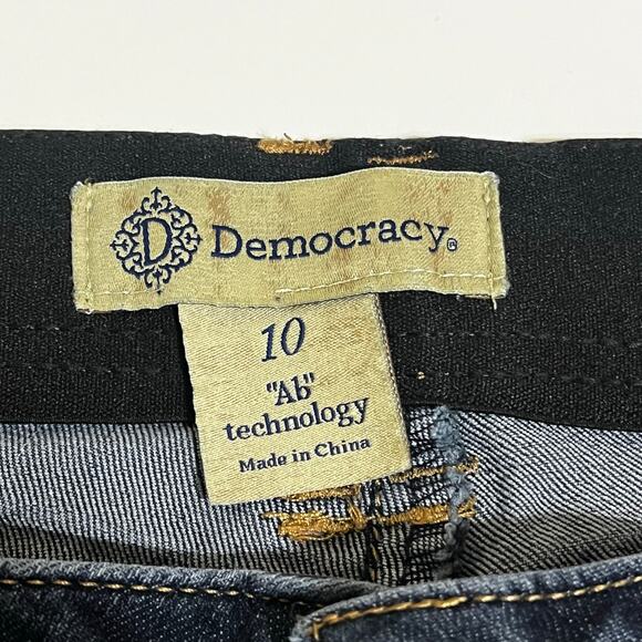 Democracy “Ab” Technology Skinny Jeans Women’s Size 10 Mid Rise Stretch Denim - Picture 3 of 7